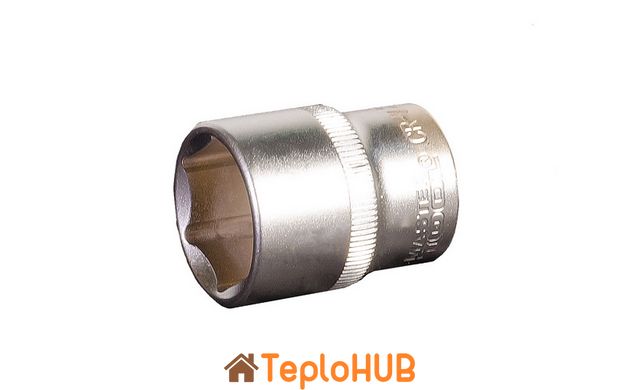 Насадка торцевая 6-гранная MASTERTOOL 1/2" 22 мм CRV 78-0022