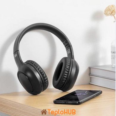 Бездротові накладні навушники з мікрофоном XO BE35 Bluetooth Black