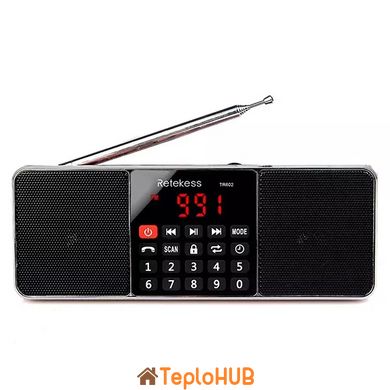 Радіоприймач Retekess TR-602 AM FM Bluethooth MP3 плеер USB TF AUX