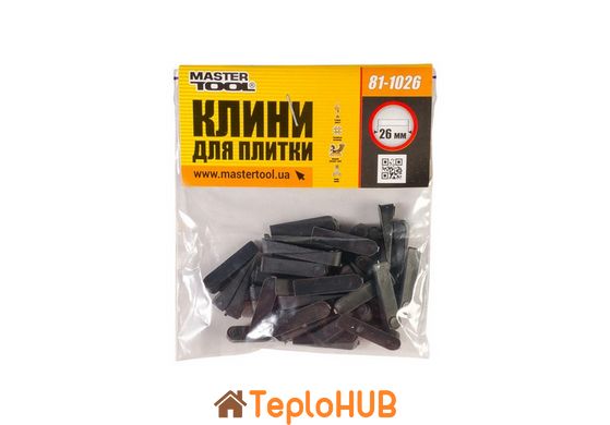 Клини для плитки MASTERTOOL 26 мм 81-1026