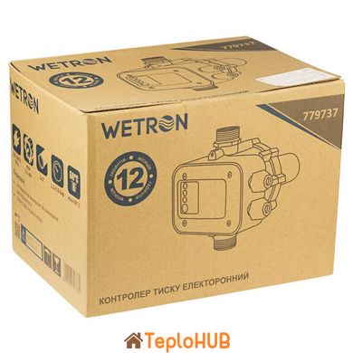 Контроллер давления электронный 1.1кВт Ø1" WETRON DSK-1.1 (779737)