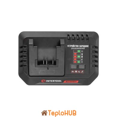 Пристрій зарядний для акумуляторів Li-ion 20 В, струм заряду 4.0 А INTERTOOL WT-0345