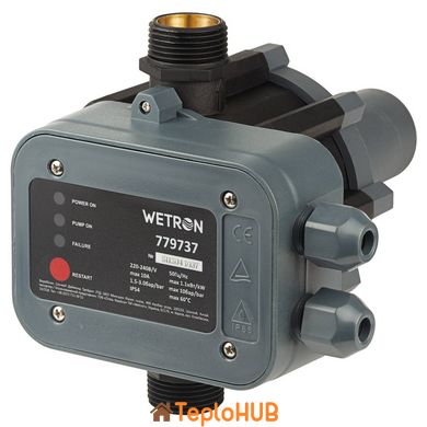 Контроллер давления электронный 1.1кВт Ø1" WETRON DSK-1.1 (779737)